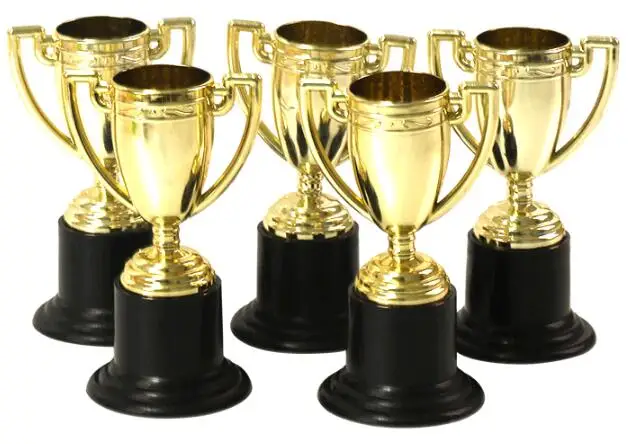 12PCS/LOT Plastic gold cup trophy,Kids sports medal Winner medal Educational props reward Creative gift prizes toys for children
12PCS/LOT Plastic gold cup trophy,Kids sports medal Winner medal Educational props reward Creative gift prizes toys for children