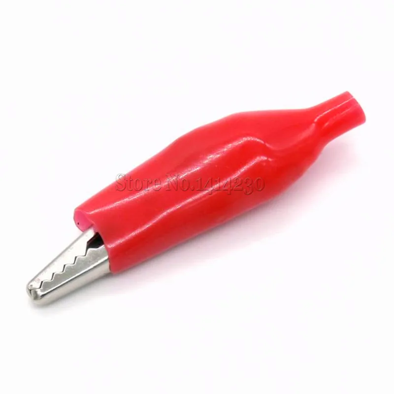 10PCS Metal Alligator Clip crocodile electrical Clamp FOR Testing Probe Meter 45MM red Plastic Boot
10PCS Metal Alligator Clip crocodile electrical Clamp FOR Testing Probe Meter 45MM red Plastic Boot