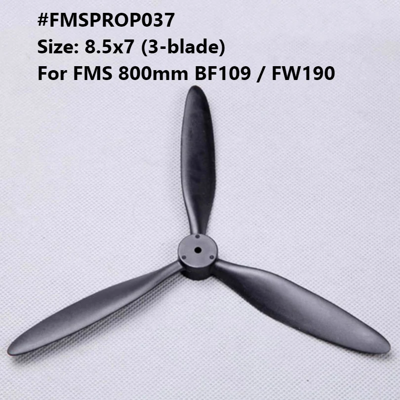 FMS модель 800 мм Mini FW190 BF109 пропеллер 8 5x7 дюймов 3 лезвия FMSPROP037 фотомодель хобби части
