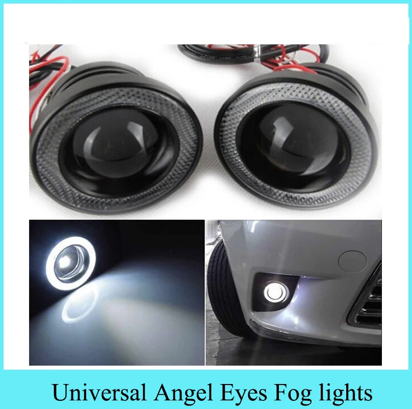 Car Flashing 1 Set 2.5inch 3.0inch 3.5inch 64mm 76mm 89mm Car COB Angel Eyes Fog Lights Led Car Headlight Lamp DRL Daylight
Car Flashing 1 Set 2.5inch 3.0inch 3.5inch 64mm 76mm 89mm Car COB Angel Eyes Fog Lights Led Car Headlight Lamp DRL Daylight