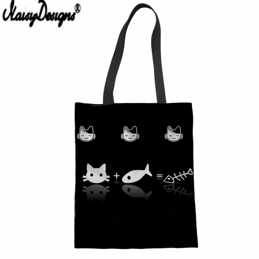 NOISYDESIGNS Minimalist Style Cartoon Cats Theme Printed Canvas Handbag Bag Female Shopping Bag Summer Beach Bag DIY Customized
NOISYDESIGNS Minimalist Style Cartoon Cats Theme Printed Canvas Handbag Bag Female Shopping Bag Summer Beach Bag DIY Customized