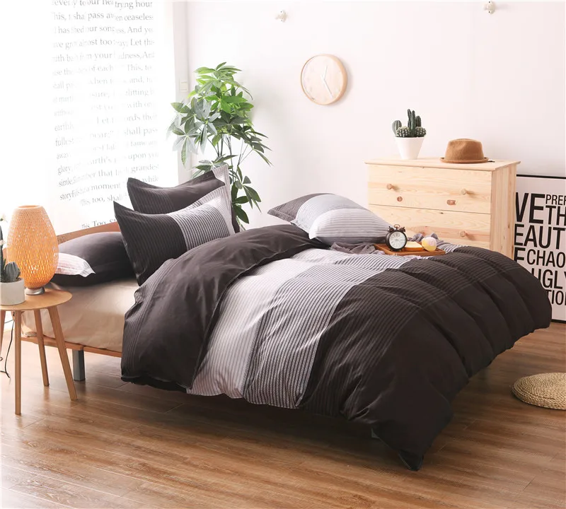 Brief Stripe Printing Duvet Cover Set 3pcs Bed Set Twin Double Queen size Bed linen Bedclothes bedding sets(No Sheet No Filling)
Brief Stripe Printing Duvet Cover Set 3pcs Bed Set Twin Double Queen size Bed linen Bedclothes bedding sets(No Sheet No Filling)