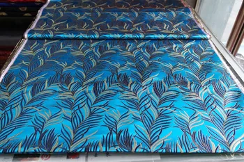 chinese silk brocade woven damask fabric cheongsam cushion lake blue back with gold and blue leaf pattern
chinese silk brocade woven damask fabric cheongsam cushion lake blue back with gold and blue leaf pattern