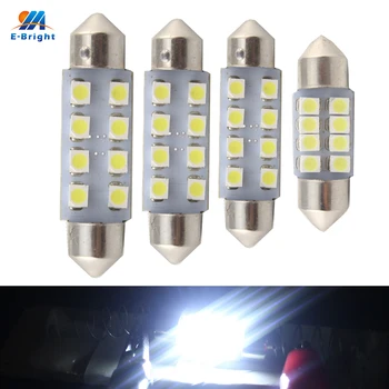 YM E-Bright 20 PCS 31mm 36mm 39mm 41mm C5W 1210 3528 8 SMD 8 LED Automotive Parking Light Interior Lamps 12V DC Dome Light
YM E-Bright 20 PCS 31mm 36mm 39mm 41mm C5W 1210 3528 8 SMD 8 LED Automotive Parking Light Interior Lamps 12V DC Dome Light