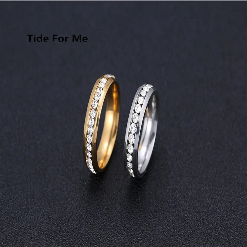 2017 new titanium stainless steel rings women 6mm silver jewelry gold crystal ring wedding band ring for lovers fashion jewelry
2017 new titanium stainless steel rings women 6mm silver jewelry gold crystal ring wedding band ring for lovers fashion jewelry