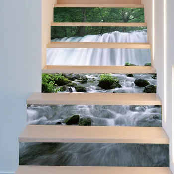 6Pcs DIY 3D Stairway Stickers Stairs Waterfall Stickers Fall Floor Wall Decor Decals Sticker Living Room Decoration AP24
6Pcs DIY 3D Stairway Stickers Stairs Waterfall Stickers Fall Floor Wall Decor Decals Sticker Living Room Decoration AP24