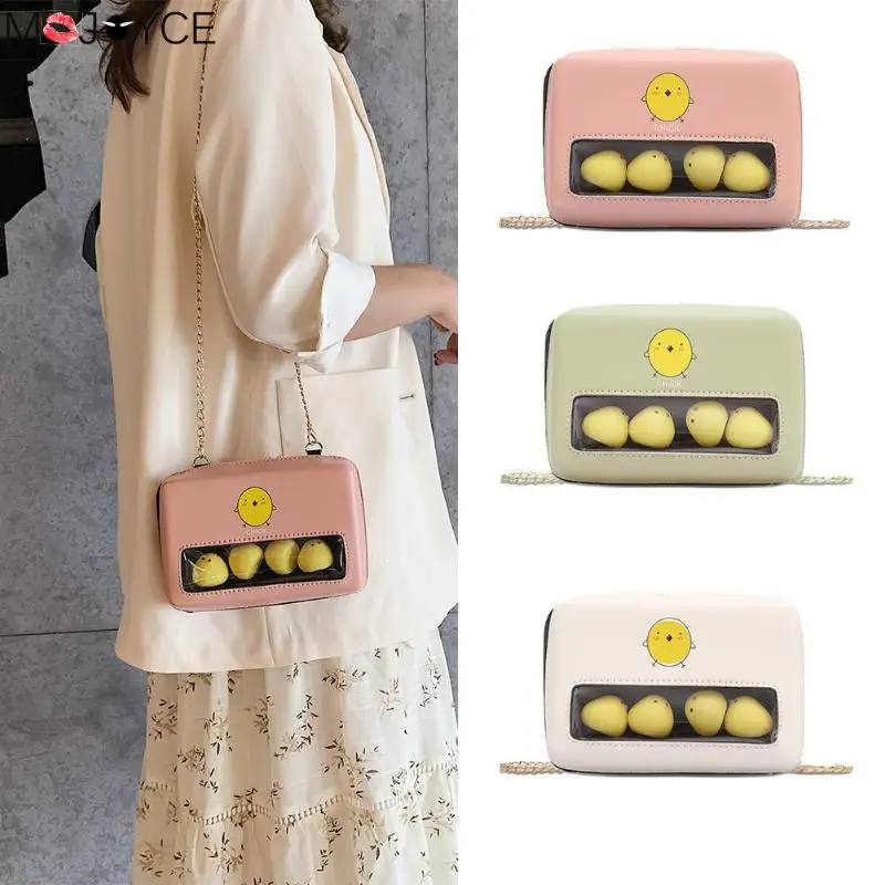 PU Women Baq Cute Chick Decor Shoulder Handbags Women Chain PU Leather Crossbody Bags Shoudelr Bag For Women New Fashion
PU Women Baq Cute Chick Decor Shoulder Handbags Women Chain PU Leather Crossbody Bags Shoudelr Bag For Women New Fashion