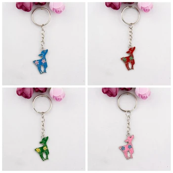 Hot 30pcs Vintage Drop Glaze Multicolor Lovely Deer Charm Keychain DIY Key Chains Accessories For Women&Men Fashion Jewelry H807
Hot 30pcs Vintage Drop Glaze Multicolor Lovely Deer Charm Keychain DIY Key Chains Accessories For Women&Men Fashion Jewelry H807