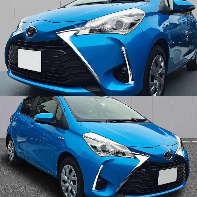 JY 2PCS SUS304 stainless steel Front Bumper Grill Side Trim+Front Fog Lamp Trim Car Cover For Toyota Vitz/Yaris 2017 2018
JY 2PCS SUS304 stainless steel Front Bumper Grill Side Trim+Front Fog Lamp Trim Car Cover For Toyota Vitz/Yaris 2017 2018