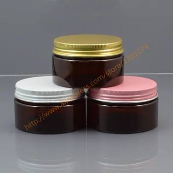 100ml Empty Container for Styling Gel Hair Wax 100g Cream PRT Jar,100g brown PET Jar with white/gold/pink aluminum lid
100ml Empty Container for Styling Gel Hair Wax 100g Cream PRT Jar,100g brown PET Jar with white/gold/pink aluminum lid