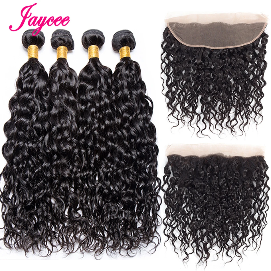 Human Hair Water Wave Bundles With Lace Frontal Closure Brazilian Hair 3 Bundles Deal With 13x4 Frontal Remy Human Hair Weave
Human Hair Water Wave Bundles With Lace Frontal Closure Brazilian Hair 3 Bundles Deal With 13x4 Frontal Remy Human Hair Weave