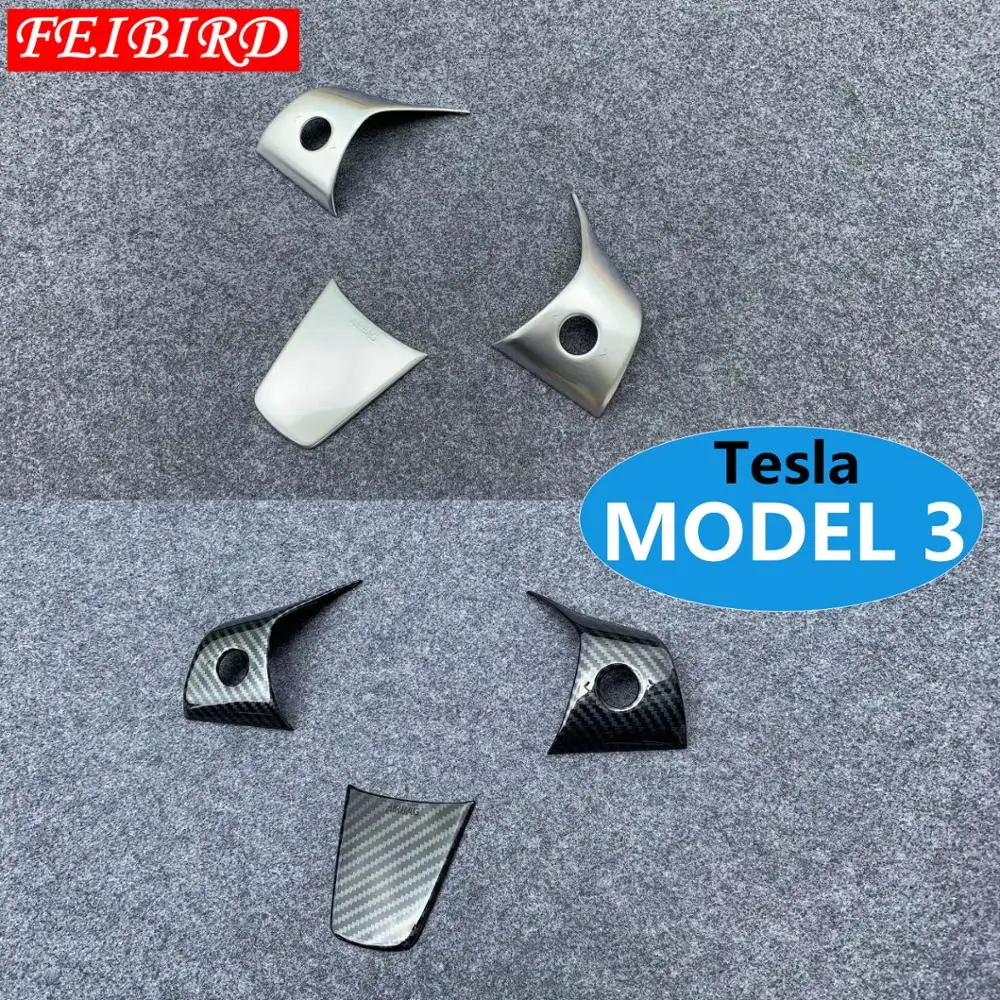 Accessories Fit For Tesla Model 3 2018 2019 ABS Steering Wheel Botton Cover Kit Trim 3 Pcs / Matte / Carbon Fiber ABS
Accessories Fit For Tesla Model 3 2018 2019 ABS Steering Wheel Botton Cover Kit Trim 3 Pcs / Matte / Carbon Fiber ABS