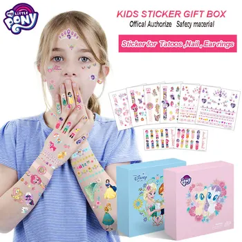 Lots/Box 2019 Disney new Genuine Sticker Gift Box Waterproof sticker Snow white Frozen Pony for Tattoo Nail Finger Ear ring
Lots/Box 2019 Disney new Genuine Sticker Gift Box Waterproof sticker Snow white Frozen Pony for Tattoo Nail Finger Ear ring