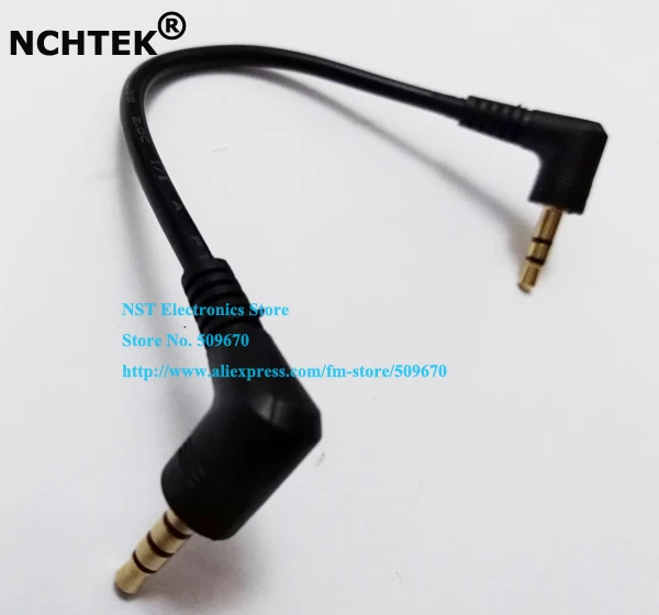 NCHTEK Dual 90 Degree Right Angled 3.5mm 4 Poles Audio Male to 3 Poles Male Extension Cable About 15CM/Free Shipping/1PCS
NCHTEK Dual 90 Degree Right Angled 3.5mm 4 Poles Audio Male to 3 Poles Male Extension Cable About 15CM/Free Shipping/1PCS