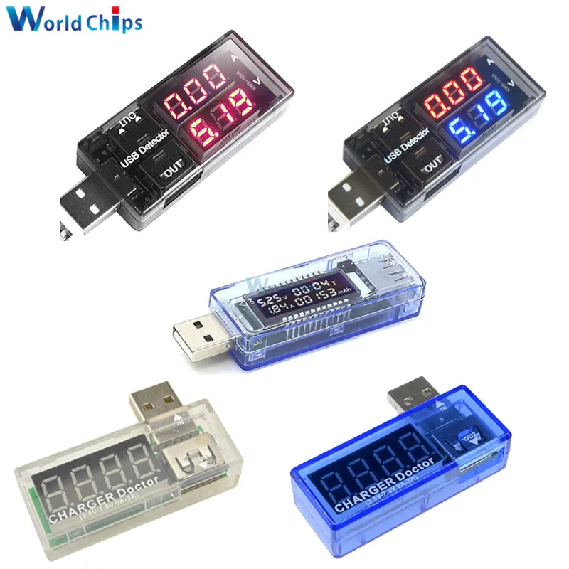 USB Charger Doctor Car Motorcycle Volt Amp Detector Tester 0.56" LED Digital Voltmeter Ammeter DC 100V 10A Current Voltage Meter
USB Charger Doctor Car Motorcycle Volt Amp Detector Tester 0.56" LED Digital Voltmeter Ammeter DC 100V 10A Current Voltage Meter