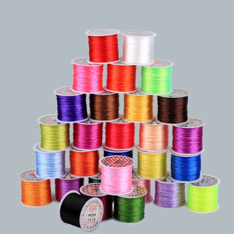 60 M Colorful Flexible Rope DIY Crystal Beading Stretch Cord Elastic Line Beadwork Wire Thread Jewelry Making 21 colors wire
60 M Colorful Flexible Rope DIY Crystal Beading Stretch Cord Elastic Line Beadwork Wire Thread Jewelry Making 21 colors wire