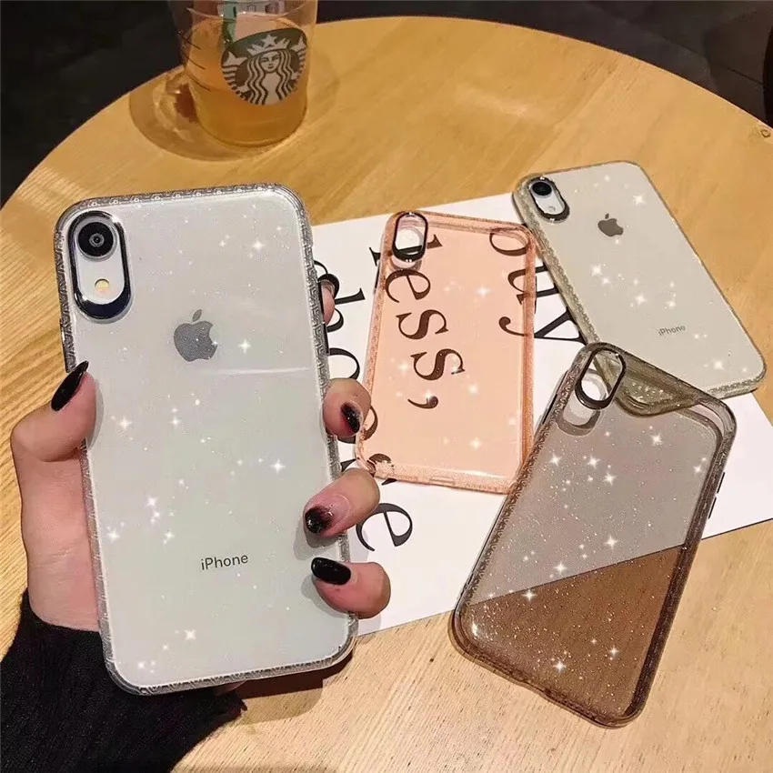 Flash powder transparent anti-fall soft shell for Apple X XR xs max mobile phone case iPhone7 8plus 6splus
Flash powder transparent anti-fall soft shell for Apple X XR xs max mobile phone case iPhone7 8plus 6splus