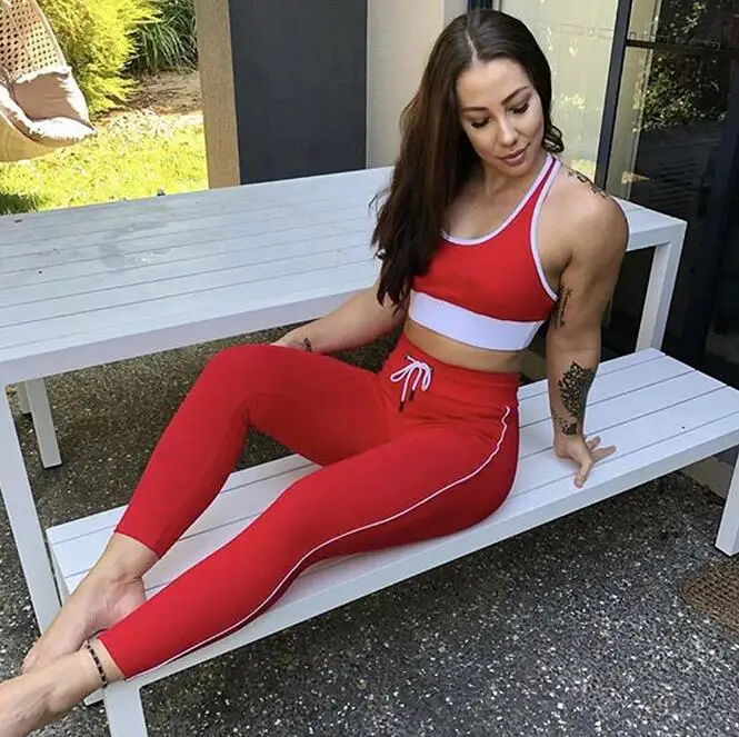 2Pcs Sports Yoga Suits Women's Yoga Sets Female GYM Fitness Sportswear Sports Running Workout Bra+Pants High Waist Yoga Leggings
2Pcs Sports Yoga Suits Women's Yoga Sets Female GYM Fitness Sportswear Sports Running Workout Bra+Pants High Waist Yoga Leggings