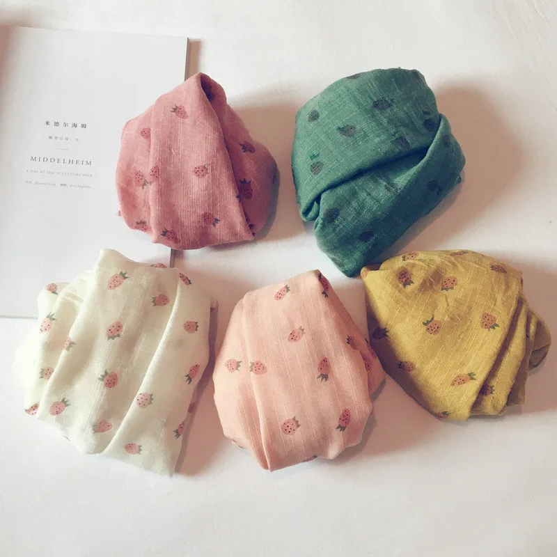 Korean Print Strawberry Casual Autumn Winter Cotton Linen Kids Children Scarf Shawl Boys Girls Apparel Accessories-LHKSF002F
Korean Print Strawberry Casual Autumn Winter Cotton Linen Kids Children Scarf Shawl Boys Girls Apparel Accessories-LHKSF002F