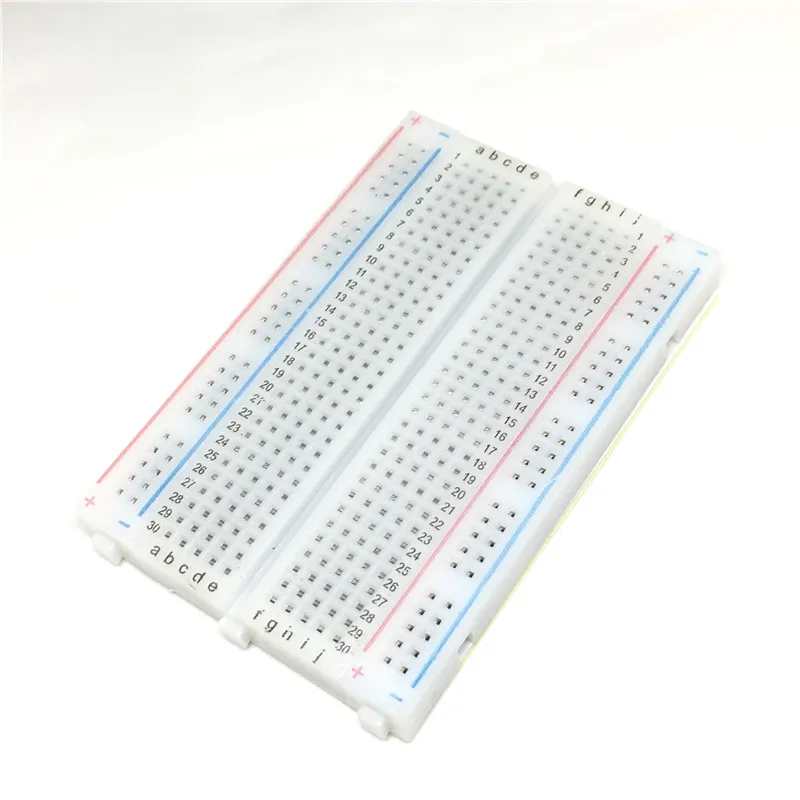 1pc Solderless Bread Board 400 Contacts Available Mini Breadboard DIY PCB Test Tool 8.5x5.5cm
1pc Solderless Bread Board 400 Contacts Available Mini Breadboard DIY PCB Test Tool 8.5x5.5cm