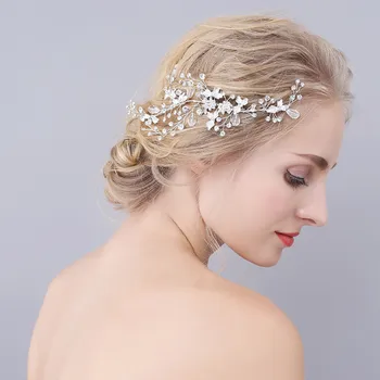 Jonnafe Fashion Silver Color Rhinestone Bridal Hair Vine Handmade Wedding Comb Flower Women Jewelry Accessories
Jonnafe Fashion Silver Color Rhinestone Bridal Hair Vine Handmade Wedding Comb Flower Women Jewelry Accessories