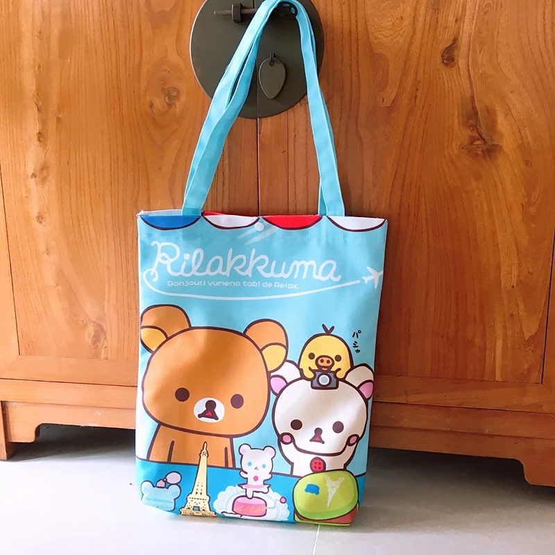 2018 Promotion Real Rilakkuma Canvas Tote Bag Casual Beach Handbag Eco Shopping Daily Use Foldable Shoulder For Women Female
2018 Promotion Real Rilakkuma Canvas Tote Bag Casual Beach Handbag Eco Shopping Daily Use Foldable Shoulder For Women Female