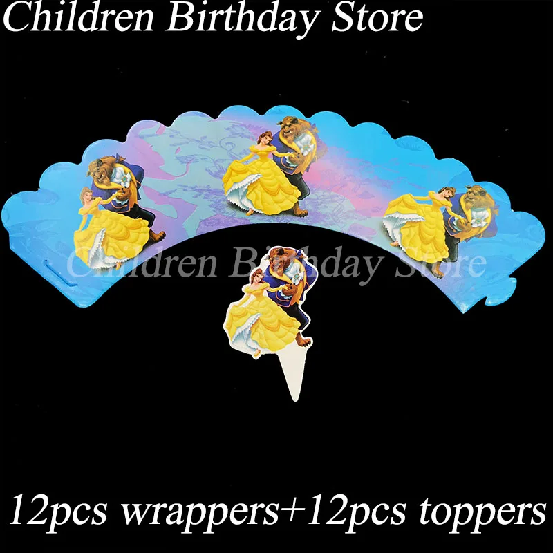 24pcs cartoon Beauty and Beast cupcake wrappers topper Beauty and Beast cake topper+cupcake wrappers Beauty and Beast wrappers
24pcs cartoon Beauty and Beast cupcake wrappers topper Beauty and Beast cake topper+cupcake wrappers Beauty and Beast wrappers