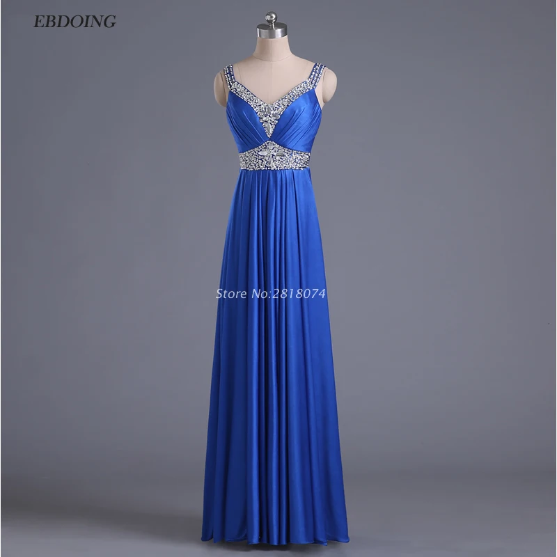 Robe de soiree longue Stunning Blue A-line Evening Dress Vestidos de festa With Beaded Prom Dresses
Robe de soiree longue Stunning Blue A-line Evening Dress Vestidos de festa With Beaded Prom Dresses