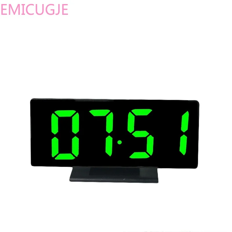 USB Cable Digital Alarm Desk Table Clock Brief LED Mirror Clock Multi-function Snooze Time Display Night Light LCD Desktop
USB Cable Digital Alarm Desk Table Clock Brief LED Mirror Clock Multi-function Snooze Time Display Night Light LCD Desktop