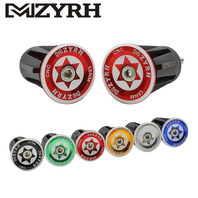 MZYRH Bicycle Grips Handlebar Caps Aluminum End Plugs MTB Mountain Bike Handlehar Ends Road BMX Cycling Bicycle Accessories 
MZYRH Bicycle Grips Handlebar Caps Aluminum End Plugs MTB Mountain Bike Handlehar Ends Road BMX Cycling Bicycle Accessories