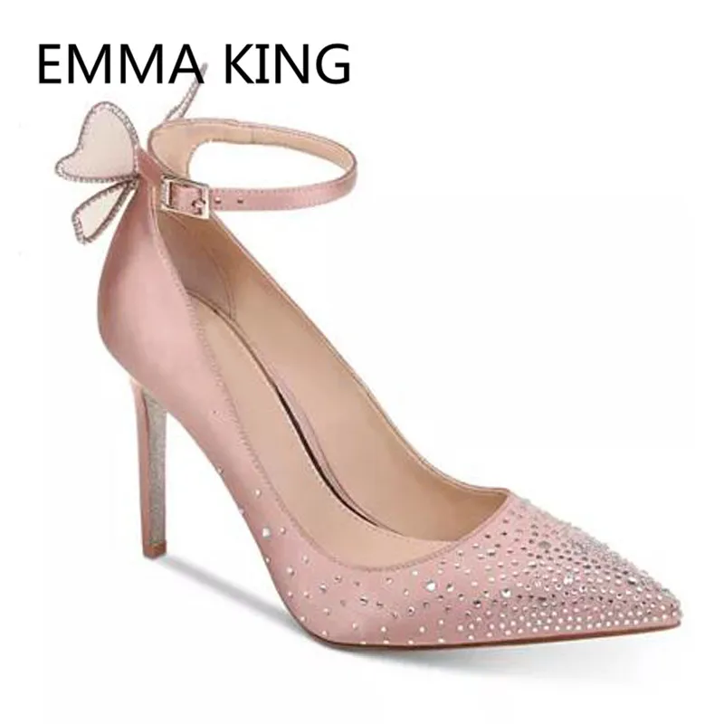 Back Butterfly Wings Design Elegant Women Pumps Pointed Toe Black Pink Ladies Party Evening Shoes Woman Ankle Strap High Heels
Back Butterfly Wings Design Elegant Women Pumps Pointed Toe Black Pink Ladies Party Evening Shoes Woman Ankle Strap High Heels
