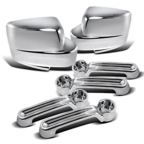 Triple Chrome Plated ABS Mirror Covers + Chrome Door Handles Cover for 2007-2012 Dodge Nitro
Triple Chrome Plated ABS Mirror Covers + Chrome Door Handles Cover for 2007-2012 Dodge Nitro