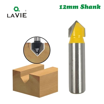 LA VIE 1pc 12mm Shank 90 Degree V Type Carver Chamfering Cutter V Groove Milling Cutter Woodworking Cutters 3D Carver MC05005
LA VIE 1pc 12mm Shank 90 Degree V Type Carver Chamfering Cutter V Groove Milling Cutter Woodworking Cutters 3D Carver MC05005