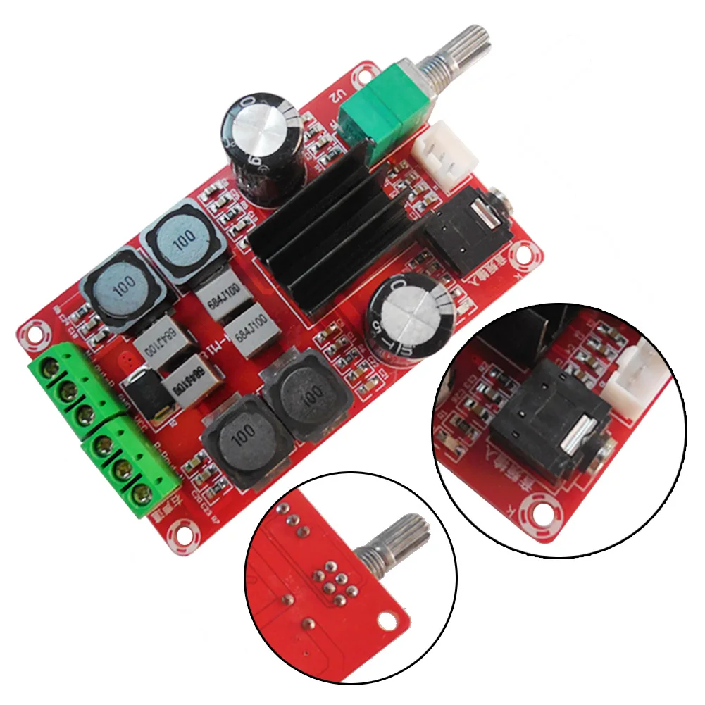 Amplifier TPA3116D2 2X50W 12V 24V High Power Digital Amplifier Board Class D Dual Channel Stereo Amplifier
Amplifier TPA3116D2 2X50W 12V 24V High Power Digital Amplifier Board Class D Dual Channel Stereo Amplifier