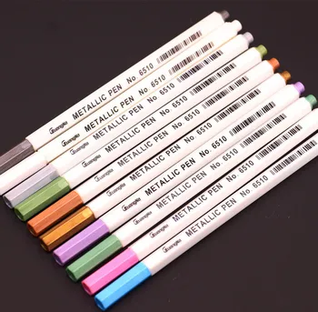 10Pcs/Lot New Drawing Painting Marker Pens 10 Colors Pen for Black Paper Art Supplies Marker Stationery Signature Pen
10Pcs/Lot New Drawing Painting Marker Pens 10 Colors Pen for Black Paper Art Supplies Marker Stationery Signature Pen