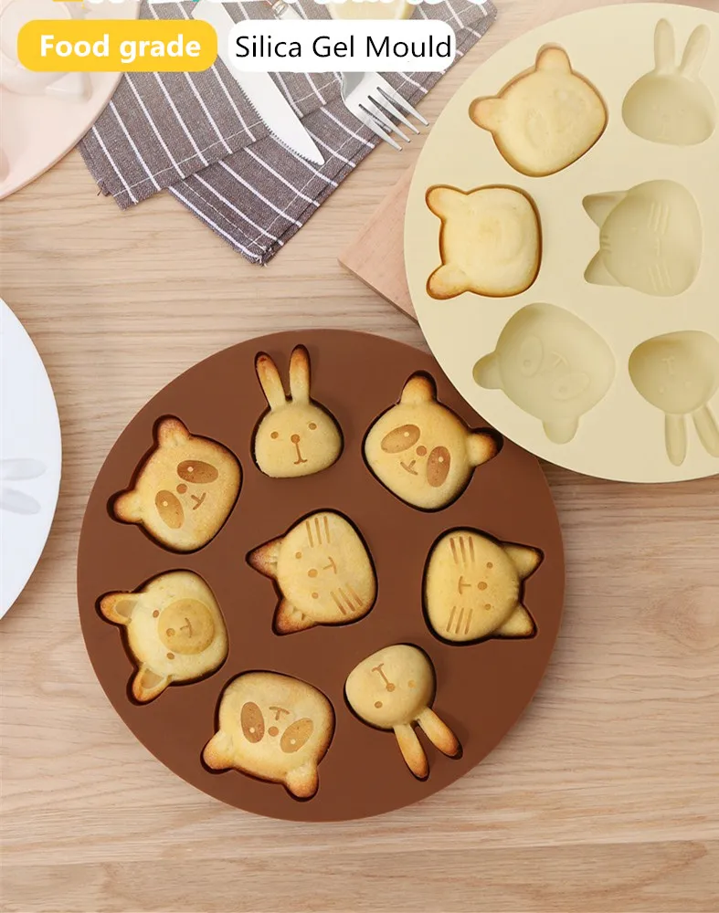 Baking Tools High temperature resistance Biscuit Cake Mould Cartoon Oven Household Silicone Model Kitchenware
Baking Tools High temperature resistance Biscuit Cake Mould Cartoon Oven Household Silicone Model Kitchenware