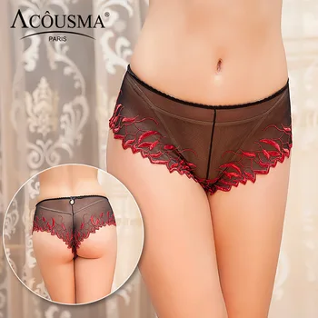 ACOUSMA Women Summer Transparent Ultra Thin Sexy Flame Embroidery Lace Mid Waist Panties Briefs Ladies Lingerie Underwear Black
ACOUSMA Women Summer Transparent Ultra Thin Sexy Flame Embroidery Lace Mid Waist Panties Briefs Ladies Lingerie Underwear Black
