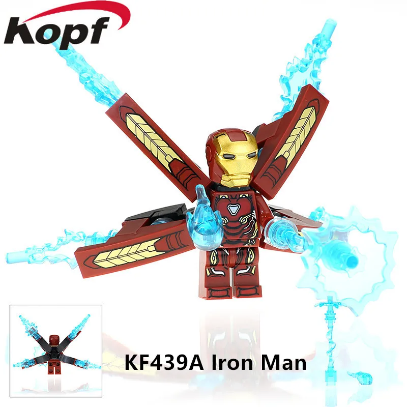20Pcs KF439A Iron Man INFINITY WAR Captain America Spider Proxima Night Building Blocks Learning Bricks For Children Gift Toys
20Pcs KF439A Iron Man INFINITY WAR Captain America Spider Proxima Night Building Blocks Learning Bricks For Children Gift Toys