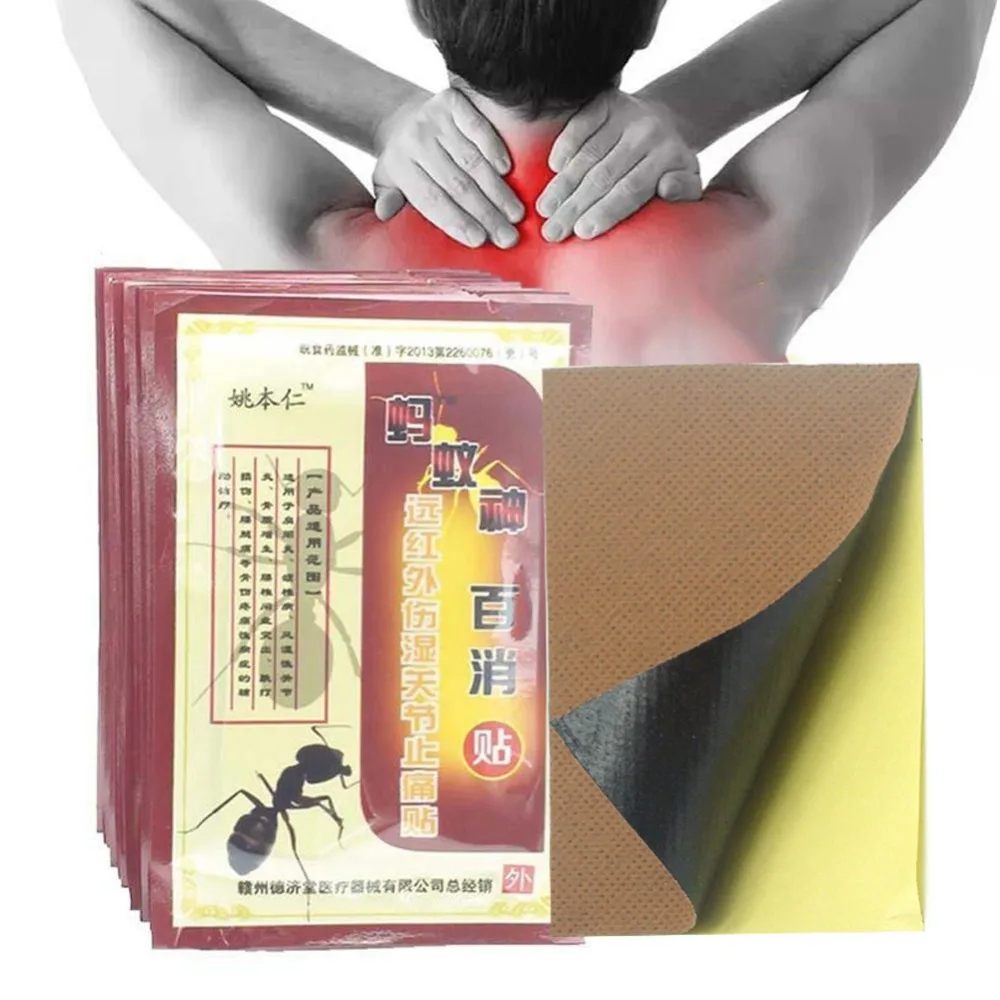 8pcs/Bag Black Ants Medical Patch Rheumatoid Arthritis Ointment Plaster Far-infrared Therapy Muscle Joint Pain Relieve #278643
8pcs/Bag Black Ants Medical Patch Rheumatoid Arthritis Ointment Plaster Far-infrared Therapy Muscle Joint Pain Relieve #278643