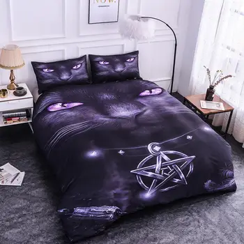 ZEIMON 3pcs Home Textiles 3D Bedding Set Europe and America Comfy Bedding Set Room Cool Cat Printing Duvet Cover Pillowcase
ZEIMON 3pcs Home Textiles 3D Bedding Set Europe and America Comfy Bedding Set Room Cool Cat Printing Duvet Cover Pillowcase