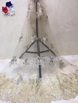 5yards ZH-102714 new arrive embroidered tulle lace fabric with stones for sawing
5yards ZH-102714 new arrive embroidered tulle lace fabric with stones for sawing