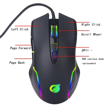 Newest G4 USB Wired Mouse RGB Marquee Macro Programming Gaming Mouse Computer External Device for Laptop Office Video Game
Newest G4 USB Wired Mouse RGB Marquee Macro Programming Gaming Mouse Computer External Device for Laptop Office Video Game