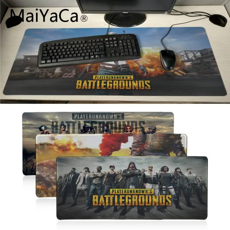 Maiyaca Playerunknown's Battlegrounds Desktop Pad Game Mousepad Large Lockedge alfombrilla gaming Mouse pad gamer Computer mat
Maiyaca Playerunknown's Battlegrounds Desktop Pad Game Mousepad Large Lockedge alfombrilla gaming Mouse pad gamer Computer mat