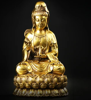 28 CM large size Guanyin bodhisattva Buddha # Buddhist disciple HOME family efficacious Protection #GOOD FENG SHUI copper statue
28 CM large size Guanyin bodhisattva Buddha # Buddhist disciple HOME family efficacious Protection #GOOD FENG SHUI copper statue
