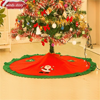1 Pieces 90Cm Christmas Tree Skirt Base Cover Decor Blanket Cloth Paste Santa Claus Pattern Xmas tree skirts Covers decorations
1 Pieces 90Cm Christmas Tree Skirt Base Cover Decor Blanket Cloth Paste Santa Claus Pattern Xmas tree skirts Covers decorations