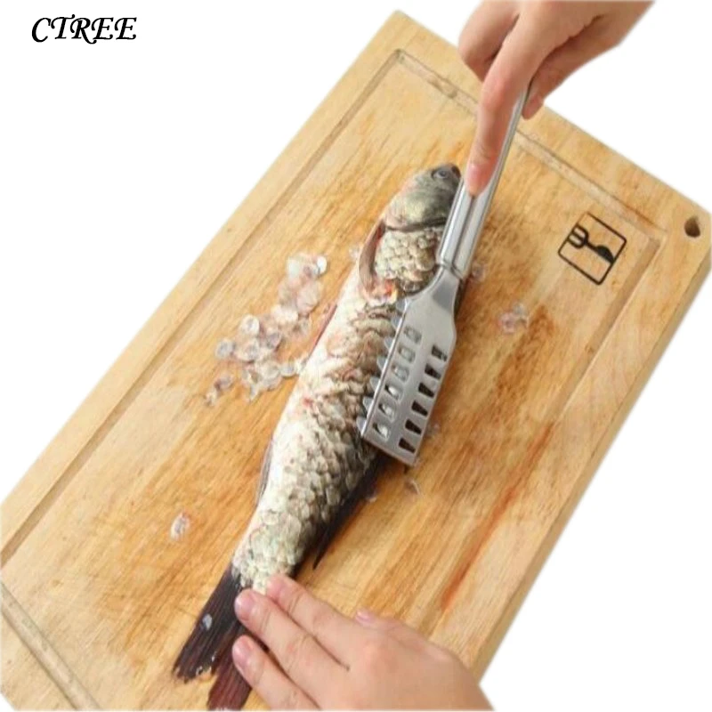 CTREE 1Pcs Fast Cleaner Remover Cleaning Fish Skin Stainless Steel Fish Tool Scales Scraper Remover Seafood Kitchen Gadgets C284
CTREE 1Pcs Fast Cleaner Remover Cleaning Fish Skin Stainless Steel Fish Tool Scales Scraper Remover Seafood Kitchen Gadgets C284