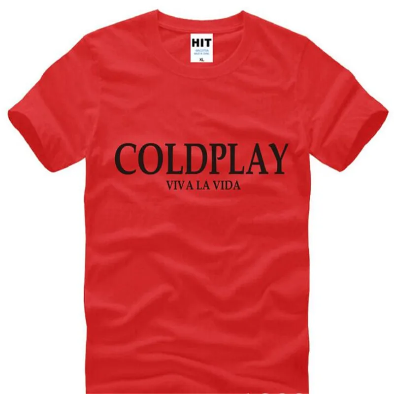 Cold Play Viva la vida Rock T Shirt Men Hip Hop Short Sleeve O Neck Cotton T-Shirt Fashion Cool Tee Shirt Homme Camisa Masculina
Cold Play Viva la vida Rock T Shirt Men Hip Hop Short Sleeve O Neck Cotton T-Shirt Fashion Cool Tee Shirt Homme Camisa Masculina