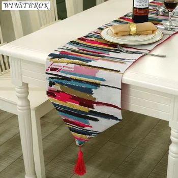2017 New Fashion Table flag European High Grade Linen Cotton Colorful Jacquard Strip Table Runners Table Flag Dinner Mats
2017 New Fashion Table flag European High Grade Linen Cotton Colorful Jacquard Strip Table Runners Table Flag Dinner Mats