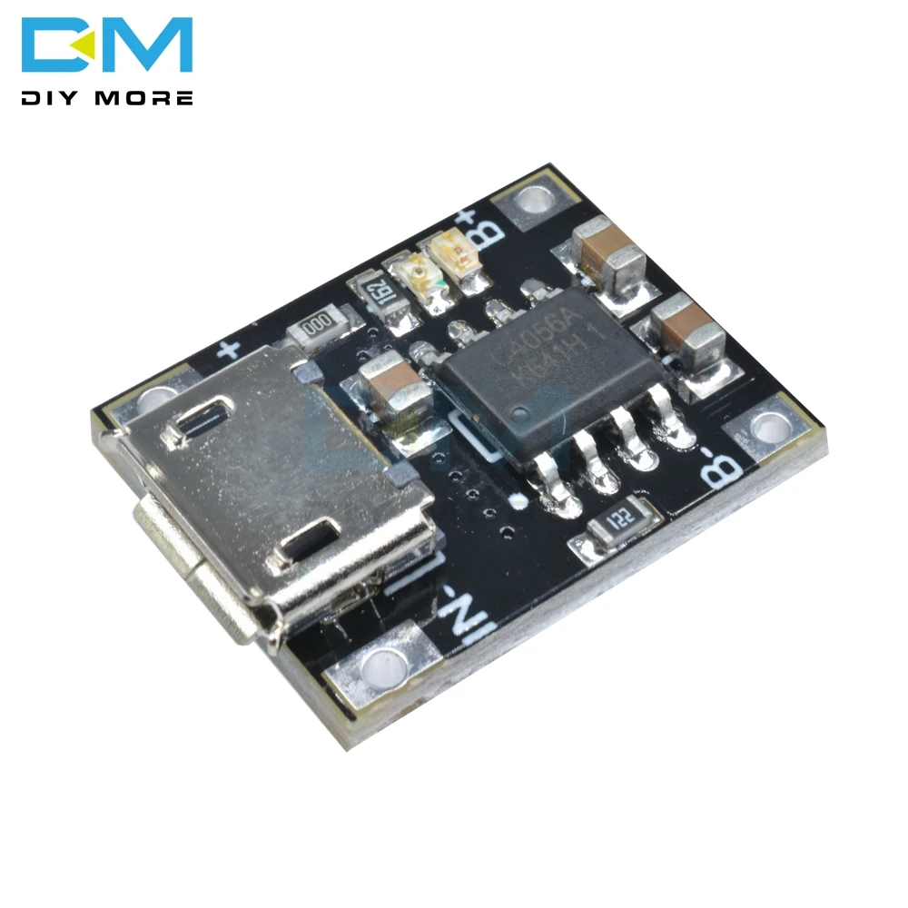 5PCS Single Lithium Battery Charging Charger Module 1A 4.2V 5V-6V TC4056 Micro USB Power Supply Board Module Replace TP4056
5PCS Single Lithium Battery Charging Charger Module 1A 4.2V 5V-6V TC4056 Micro USB Power Supply Board Module Replace TP4056