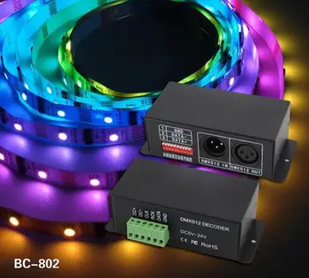 BC-802-6803 DMX512 Signal Decoder, Dream Color Decoder support LPD1101, D705, UCS6909, UCS6912
BC-802-6803 DMX512 Signal Decoder, Dream Color Decoder support LPD1101, D705, UCS6909, UCS6912